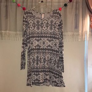 Xhilaration Aztec Sweater Dress